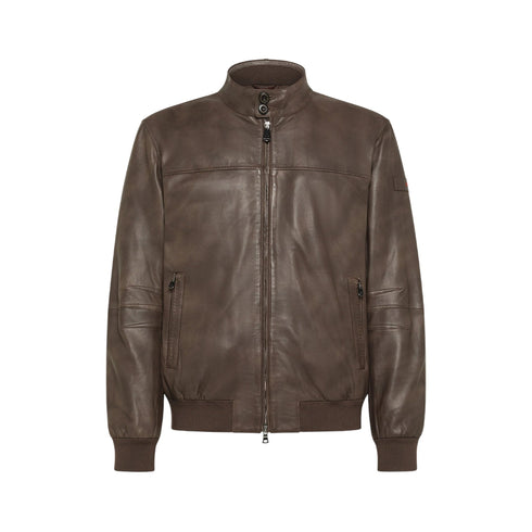 Peuterey Giacca bomber Bomber Uomo modello Fionia in pelle M A25 - PEUTEREYFIONIATT - 494 - M - Francavilla Moda
