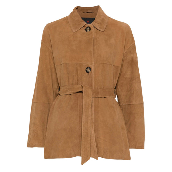 Peuterey Giubbino Giubbino Donna in pelle con cintura 40 P26-PEUTEREYMACHUCASUEDE-466-40 - Francavilla Moda