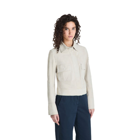 Peuterey Giubbino Giubbino Donna in suede con tasche 42 - Francavilla Moda