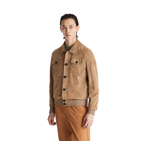 Peuterey Giubbino Giubbino Uomo in pelle scamosciata con bottoni M P26-PEUTEREYDESTINYSUEDE02-794-M - Francavilla Moda