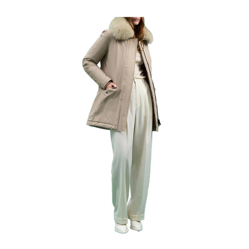 Peuterey Giubbotto Giubbotto Donna Desmot con pelliccia Beige A24 - PEUTEREYDESMOTKLFUR - 852 - 42 - Francavilla Moda