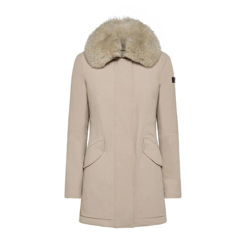 Peuterey Giubbotto Giubbotto Donna Desmot con pelliccia Beige A24 - PEUTEREYDESMOTKLFUR - 852 - 42 - Francavilla Moda