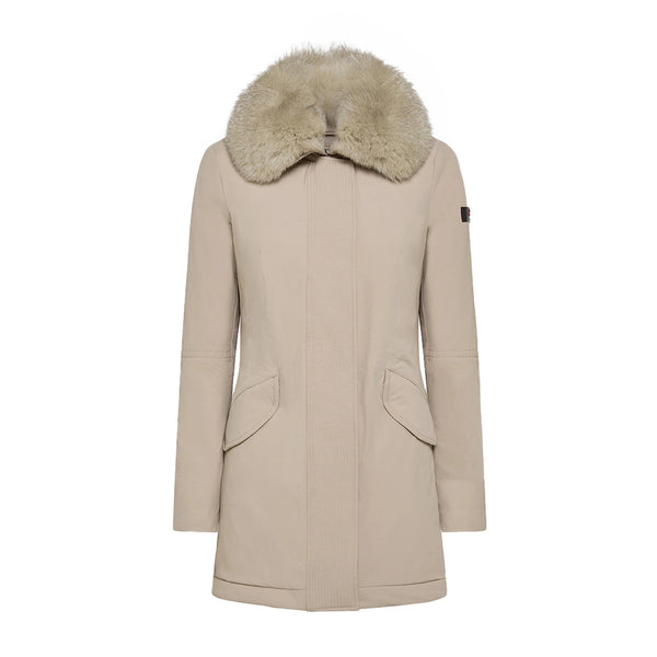 Peuterey Giubbotto Giubbotto Donna Desmot con pelliccia Beige A24 - PEUTEREYDESMOTKLFUR - 852 - 42 - Francavilla Moda