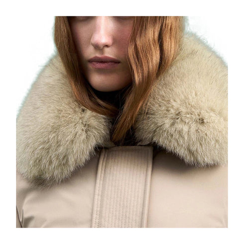 Peuterey Giubbotto Giubbotto Donna Desmot con pelliccia Beige A24 - PEUTEREYDESMOTKLFUR - 852 - 42 - Francavilla Moda