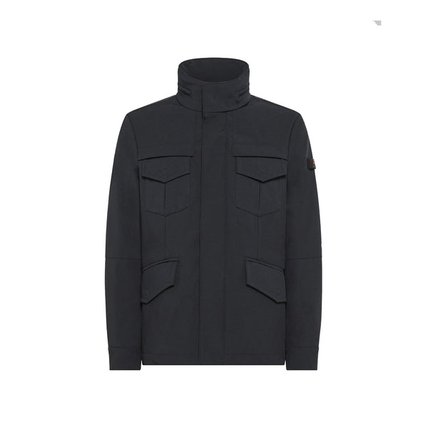 Peuterey Giacca imbottita Giubbotto Uomo Stripes quattro tasche Blu black - Francavilla Moda