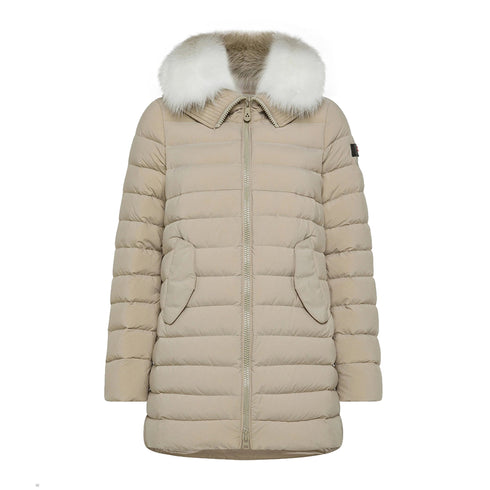 Peuterey Piumino lungo Piumino Donna lungo Itoka Beige A24 - PEUTEREYITOKAMLFUR - 852 - 42 - Francavilla Moda