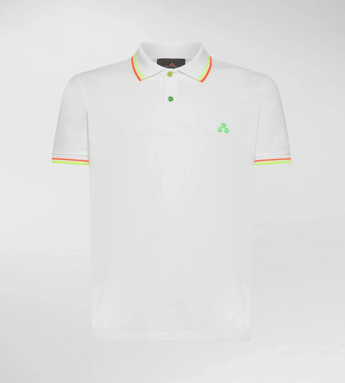 Peuterey Polo Polo Uomo con bordino Bianco P24-PEUTEREYNEWSELANDINASTR-730-M - Francavilla Moda