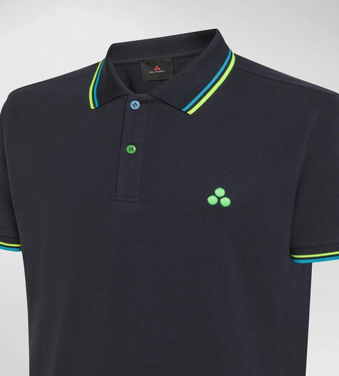 Peuterey Polo Polo Uomo con bordino Blu - Francavilla Moda
