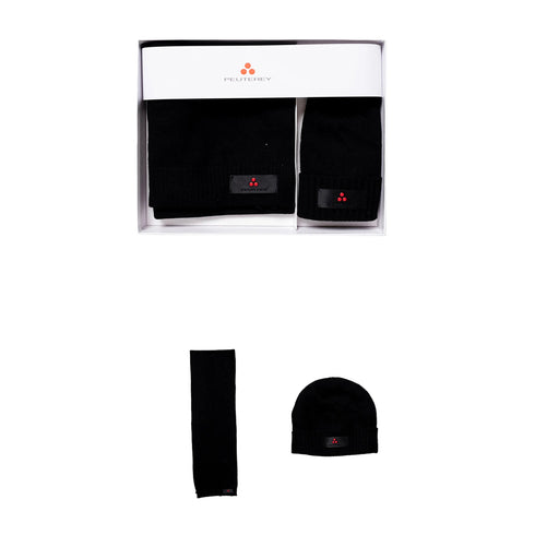 Peuterey Gift box Sciarpa e Cappello Uomo gift box Nero - Francavilla Moda