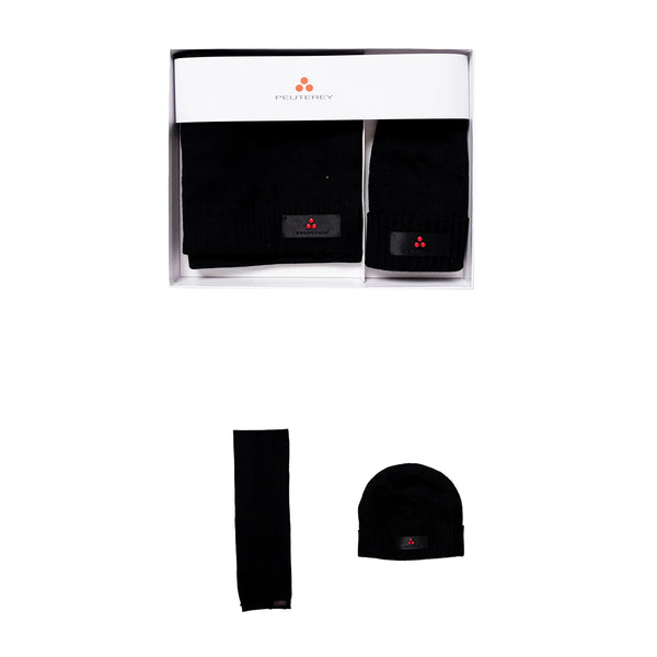 Peuterey Gift box Sciarpa e Cappello Uomo gift box Nero - Francavilla Moda