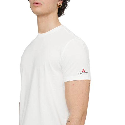 Peuterey T-shirt mm T-shirt uomo in piquet stretch di cotone e seta M P26-PEUTEREYZOLE02-730-M - Francavilla Moda