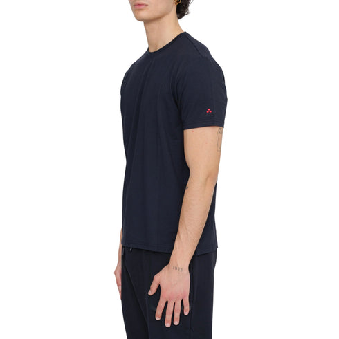 Peuterey T-shirt mm T-shirt uomo in piquet stretch di cotone e seta S - Francavilla Moda