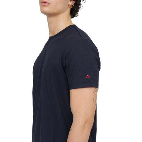 Peuterey T-shirt mm T-shirt uomo in piquet stretch di cotone e seta S - Francavilla Moda