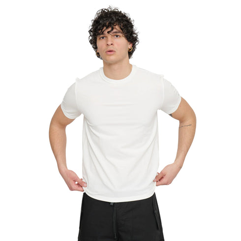 Peuterey T-shirt mm T-shirt uomo in piquet stretch di cotone e seta M P26-PEUTEREYZOLE02-730-M - Francavilla Moda
