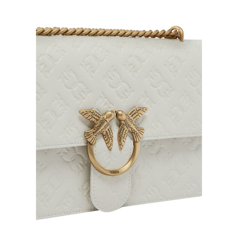 PINKO Borsa a spalla Borsa Donna Love Classic Imprime Avorio - Francavilla Moda