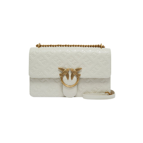 PINKO Borsa a spalla Borsa Donna Love Classic Imprime Avorio - Francavilla Moda