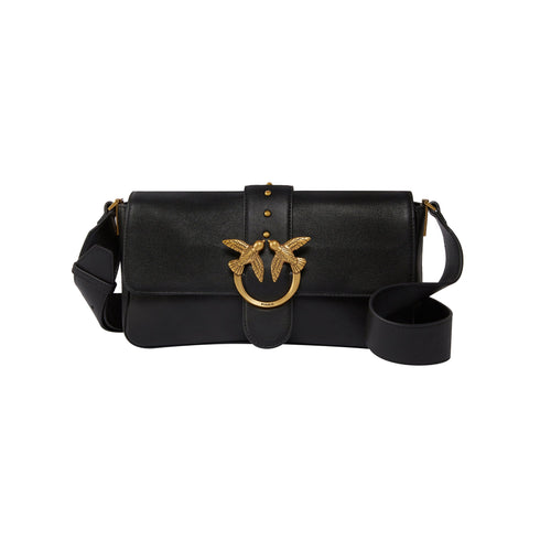 Pinko Borsa a spalla Borsa Donna Love One Classic in pelle Nero P25 - PINKO 104524A0QO - Z99Q - UNI - Francavilla Moda