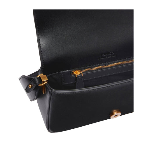 Pinko Borsa a spalla Borsa Donna Love One Mini in pelle Nero oro P25 - PINKO 104340A0QO - Z99Q - UNI - Francavilla Moda