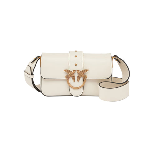 Pinko Borsa a spalla Borsa Donna Love One Mini in pelle Bianco - Francavilla Moda