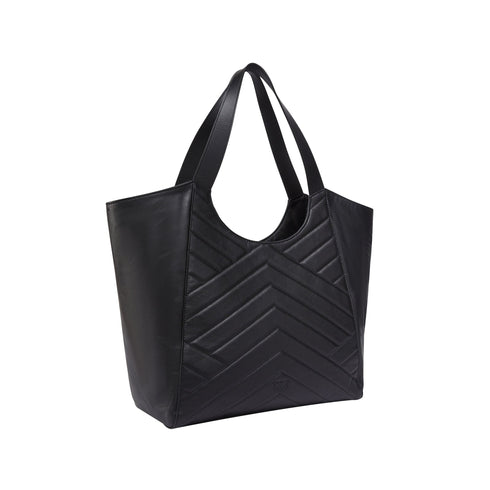 PINKO Borsa a spalla Borsa Donna shopper logo Love Birds Nero oro - Francavilla Moda