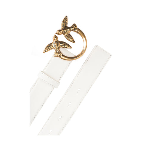 Pinko Cintura Cintura Donna Love Berry H3 Bianco P25 - PINKO 100125A0F1 - Z14Q - XS - Francavilla Moda