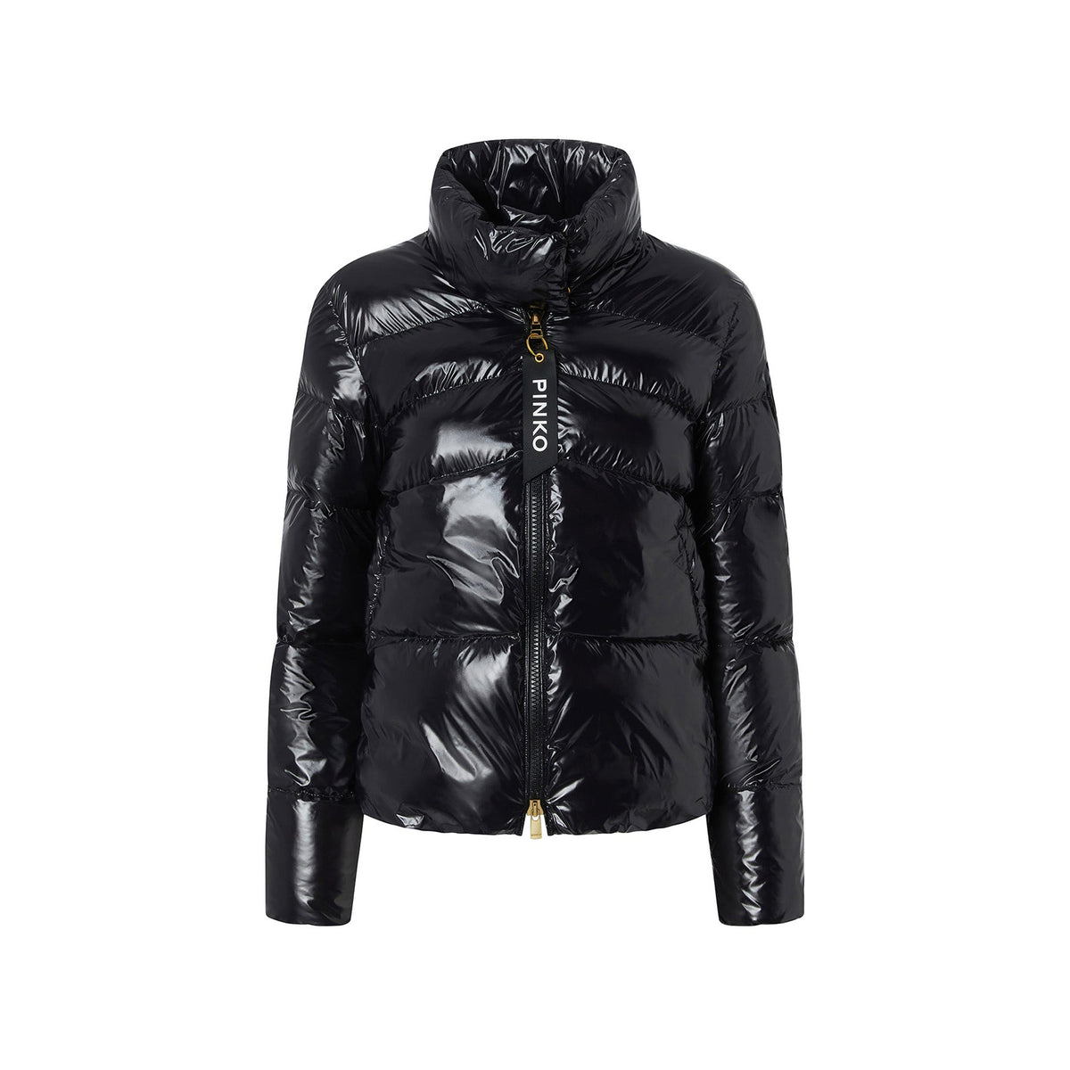 Pinko Piumini Donna Caban Crystal in nylon Francavilla Moda