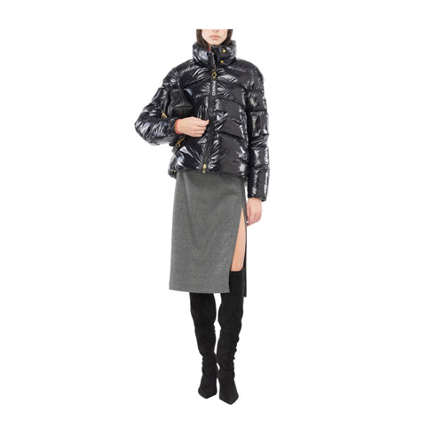 PINKO Piumino corto Piumini Donna Caban Crystal in nylon Nero A24 - PINKO 101598A11K - Z99 - 40 - Francavilla Moda