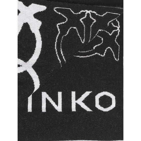 Pinko Sciarpa Sciarpa con logo Love Birds jacquard UNI A25-PINKO 105992A2YO-Z72-UNI - Francavilla Moda