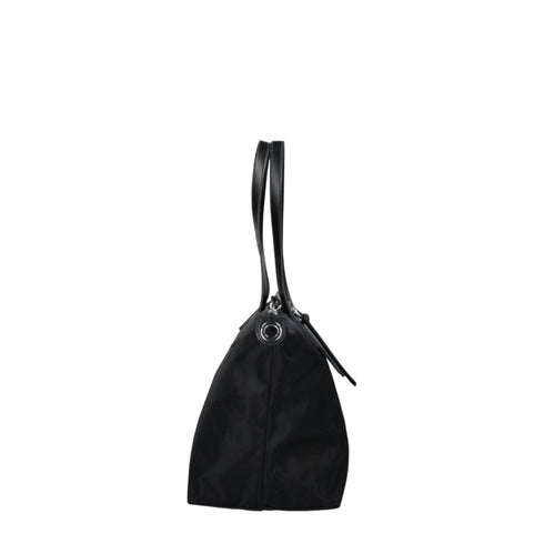 Borsa shopper media Donna Noa in nylon Nero