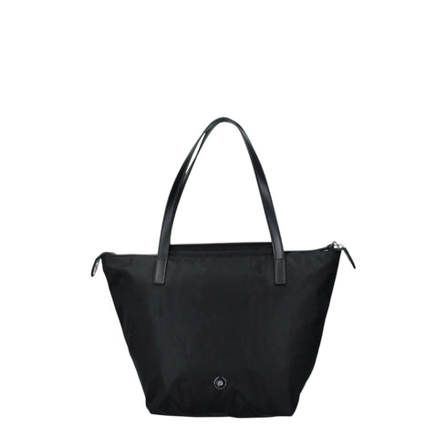 Borsa shopper media Donna Noa in nylon Nero