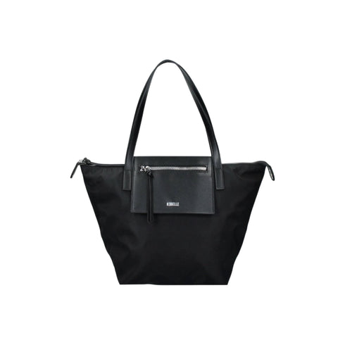 Borsa shopper media Donna Noa in nylon Nero