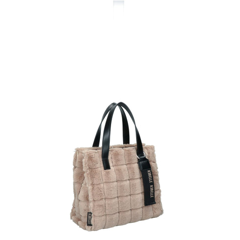 Rebelle Borsa a mano Borsa Donna media Poppy Fur UNI A25-REBELLEREB0292FUR-0150-UNI - Francavilla Moda