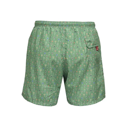 Red Mare Costume Costume Uomo con stampa Cocktail Verde - Francavilla Moda