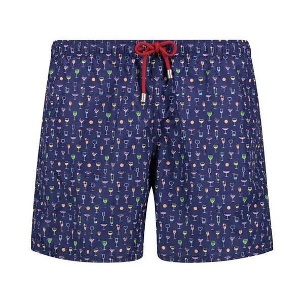 Red Mare Costume Costume Uomo con stampa Cocktail Blu P24-RED MARERF10073-V0011-M - Francavilla Moda