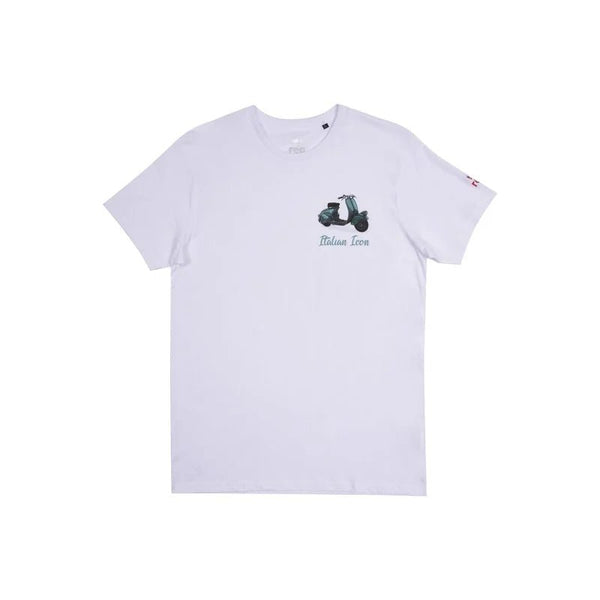 Red Mare T-shirt T-shirt Uomo con stampa Vespa Bianco - Francavilla Moda