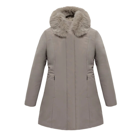 Refrigiwear Parka lungo Parka Donna Lady Tech Fur ecopelliccia S - Francavilla Moda