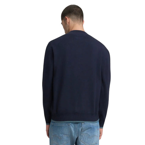 Replay Maglia Maglia Uomo Cester mezza zip S A25 - REPLAYUK488623538 - 780 - S - Francavilla Moda