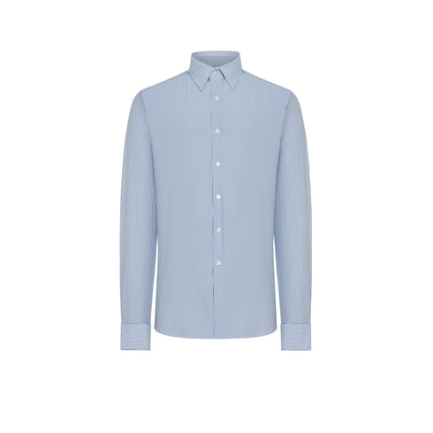 RRD Camicia Camicia Uomo Oxford Jacquard a righe 46 - Francavilla Moda