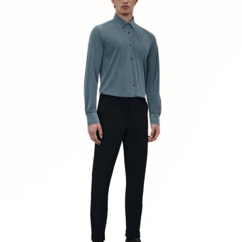 RRD Camicia casual Camicia Uomo Piquet Tecno Wash Blu A24 - RRDW24255 - 60 - 46 - Francavilla Moda