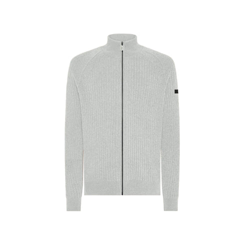RRD Cardigan Cardigan Uomo Velvet Rave Full Zip Bianco - Francavilla Moda