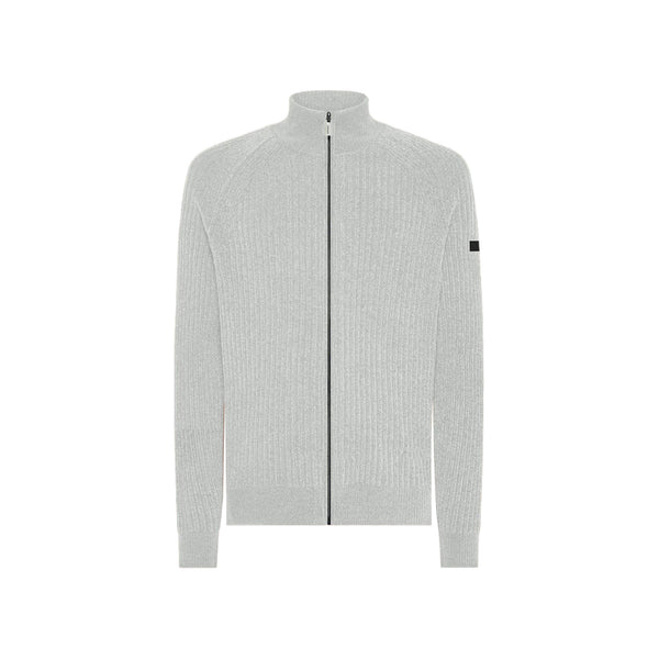 RRD Cardigan Cardigan Uomo Velvet Rave Full Zip Bianco - Francavilla Moda