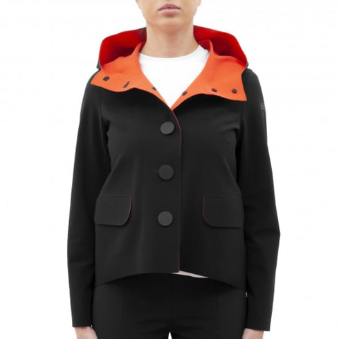 RRD Giacca leggera Giacca Caban Donna in licra con cappuccio 42 - Francavilla Moda