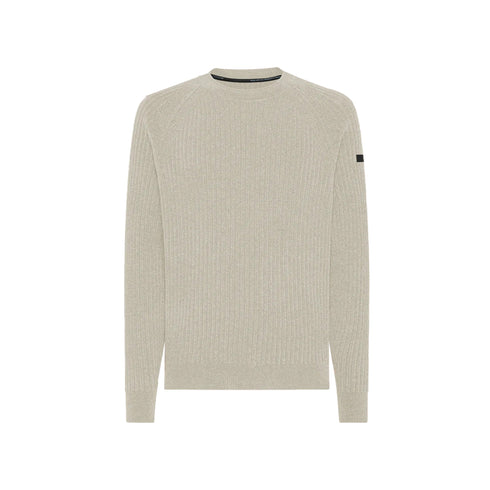 RRD Maglia Maglia Uomo Velvet Rave Round Knit Beige A24 - RRDW24137 - 83 - 46 - Francavilla Moda