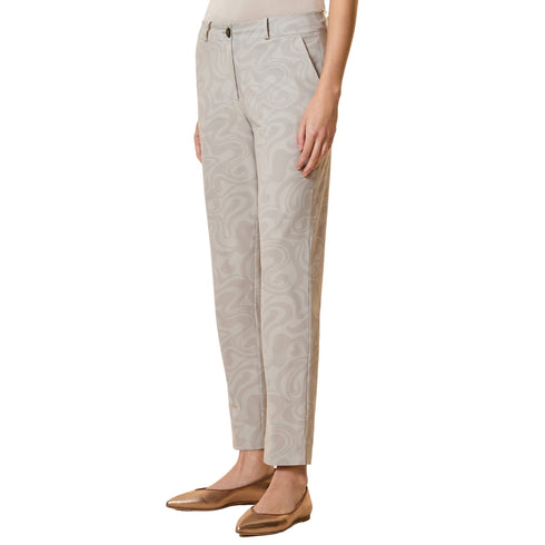 RRD Pantalone Pantalone chino Donna con stampa tappezzeria 32 P26-RRD26864-85-32 - Francavilla Moda