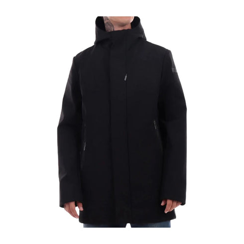 RRD Parka lungo Parka Uomo Winter Thermo lungo Nero - Francavilla Moda