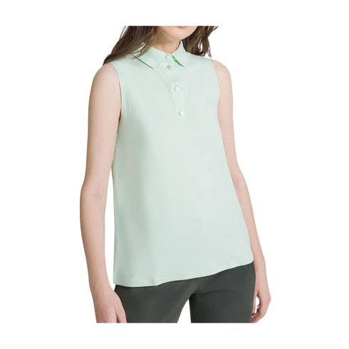 RRD Polo Polo Donna senza maniche Latte menta - Francavilla Moda