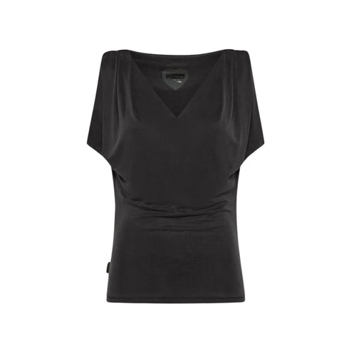 RRD Top Top Donna in curpo Kim Wom Nero - Francavilla Moda