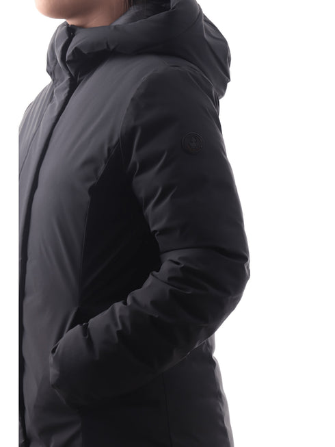 Save The Duck Parka lungo Cappotto Save The Duck Leyla da donna tessuto tecnico D45430WMATT21 1 - Francavilla Moda