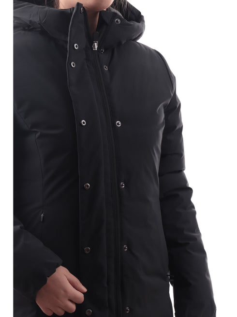 Save The Duck Parka lungo Cappotto Save The Duck Leyla da donna tessuto tecnico D45430WMATT21 1 - Francavilla Moda