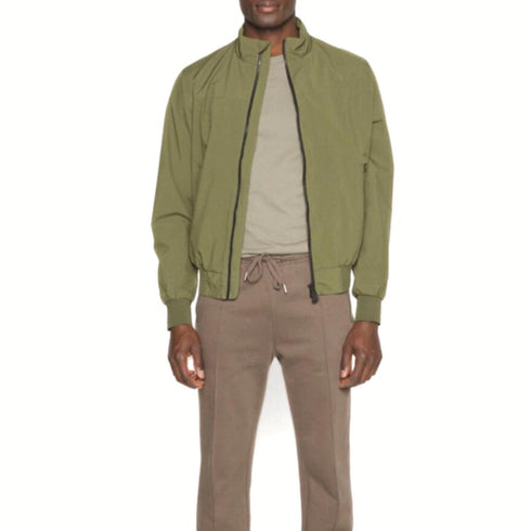 Save The Duck Giacca leggera Giubbino Uomo modello Finlay Verde oliva - Francavilla Moda